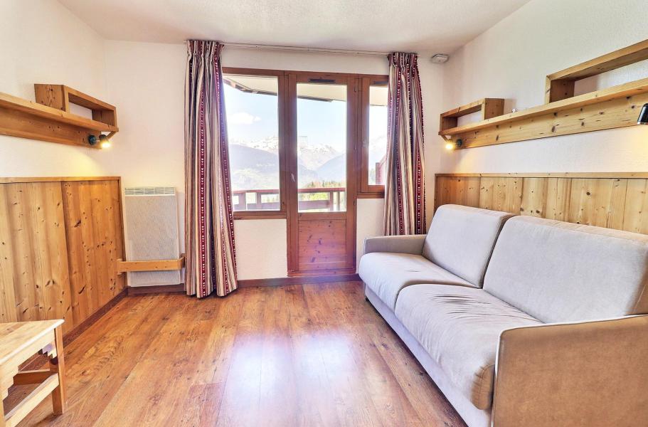 Skiverleih 2-Zimmer-Appartment für 4 Personen (814) - Résidence le Grand Bois A - La Tania - Wohnzimmer