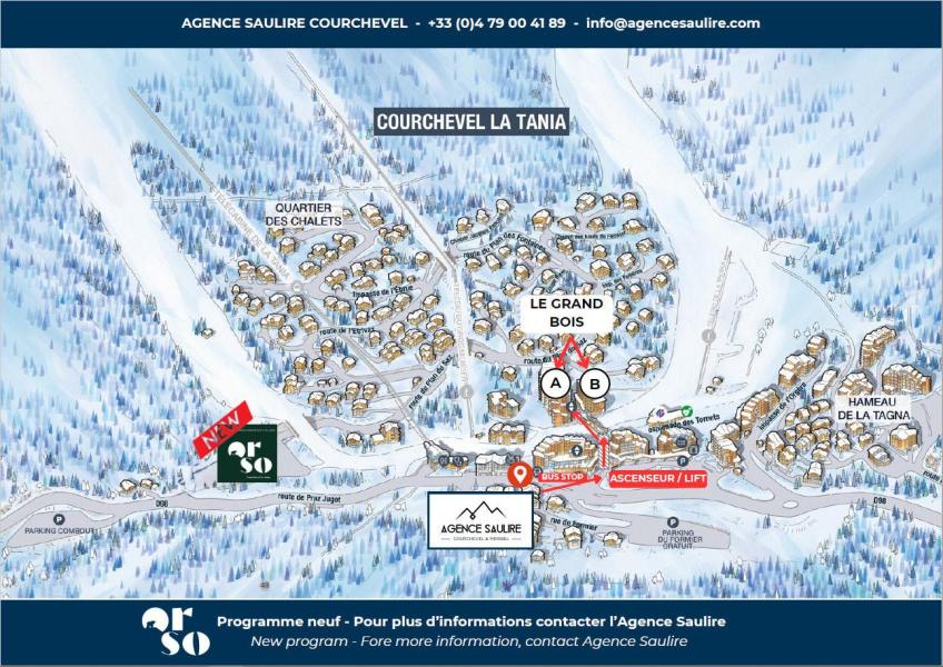 Location au ski Résidence le Grand Bois A - La Tania