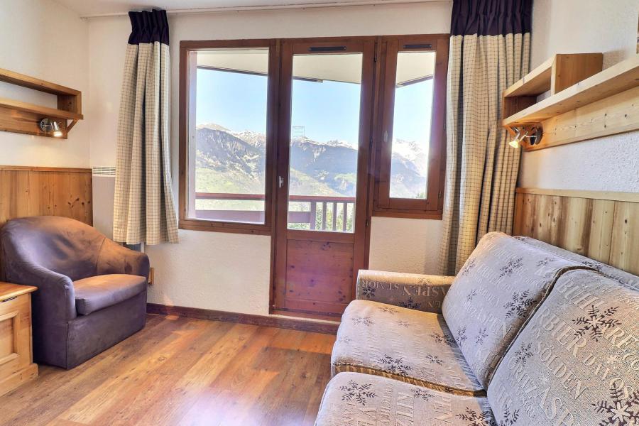 Ski verhuur Appartement 2 kamers 4 personen (608) - Résidence le Grand Bois A - La Tania - Woonkamer