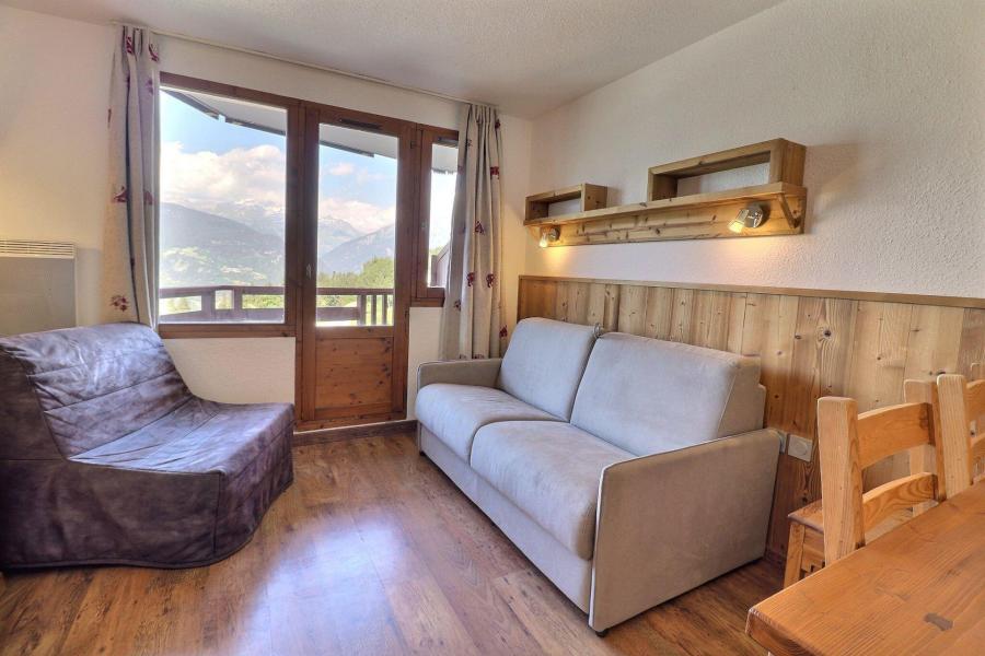 Ski verhuur Appartement 2 kamers 4 personen (614) - Résidence le Grand Bois A - La Tania - Woonkamer