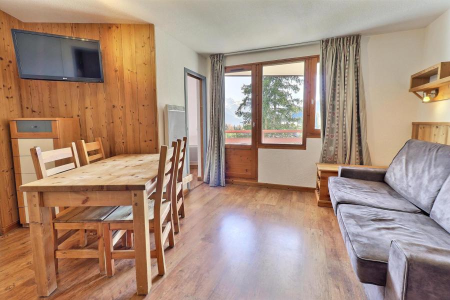 Ski verhuur Appartement 2 kamers 4 personen (720) - Résidence le Grand Bois A - La Tania - Woonkamer