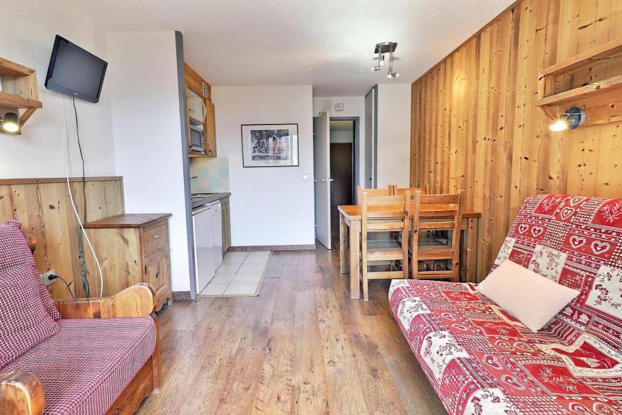 Ski verhuur Appartement 2 kamers 4 personen (724) - Résidence le Grand Bois A - La Tania - Woonkamer