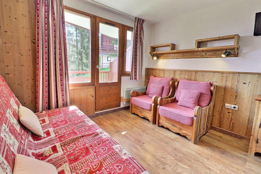 Ski verhuur Appartement 2 kamers 4 personen (724) - Résidence le Grand Bois A - La Tania - Woonkamer