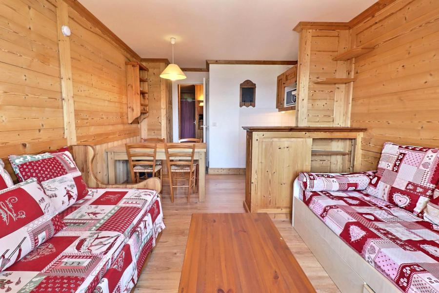 Ski verhuur Appartement 2 kamers 4 personen (810) - Résidence le Grand Bois A - La Tania - Woonkamer