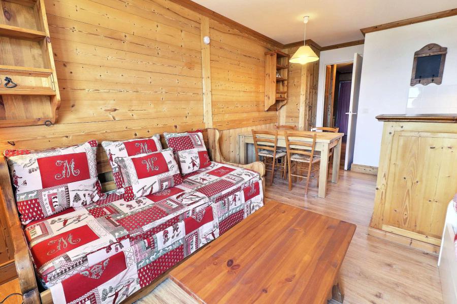 Ski verhuur Appartement 2 kamers 4 personen (810) - Résidence le Grand Bois A - La Tania - Woonkamer