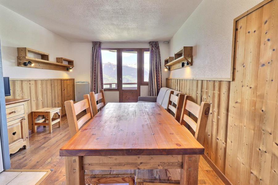 Ski verhuur Appartement 2 kamers 4 personen (814) - Résidence le Grand Bois A - La Tania - Woonkamer