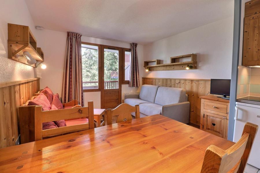 Ski verhuur Appartement 2 kamers 4 personen (824) - Résidence le Grand Bois A - La Tania - Woonkamer