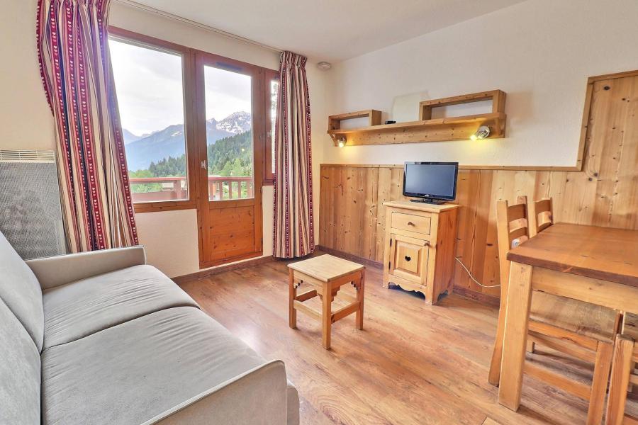 Ski verhuur Appartement 2 kamers 4 personen (918) - Résidence le Grand Bois A - La Tania - Woonkamer