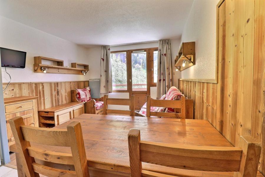 Skiverleih 2-Zimmer-Appartment für 4 Personen (313) - Résidence le Grand Bois B - La Tania - Wohnzimmer