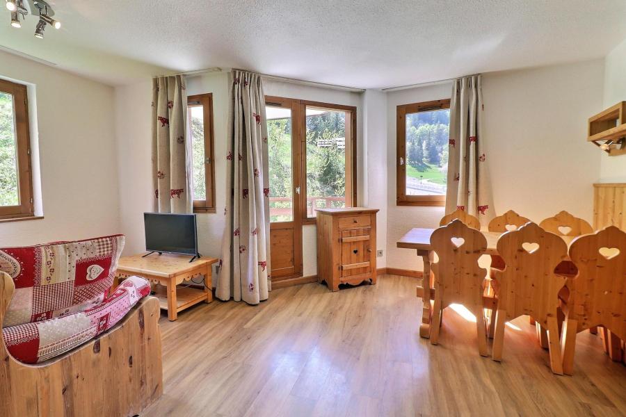 Skiverleih 2-Zimmer-Holzhütte für 6 Personen (515) - Résidence le Grand Bois B - La Tania - Wohnzimmer