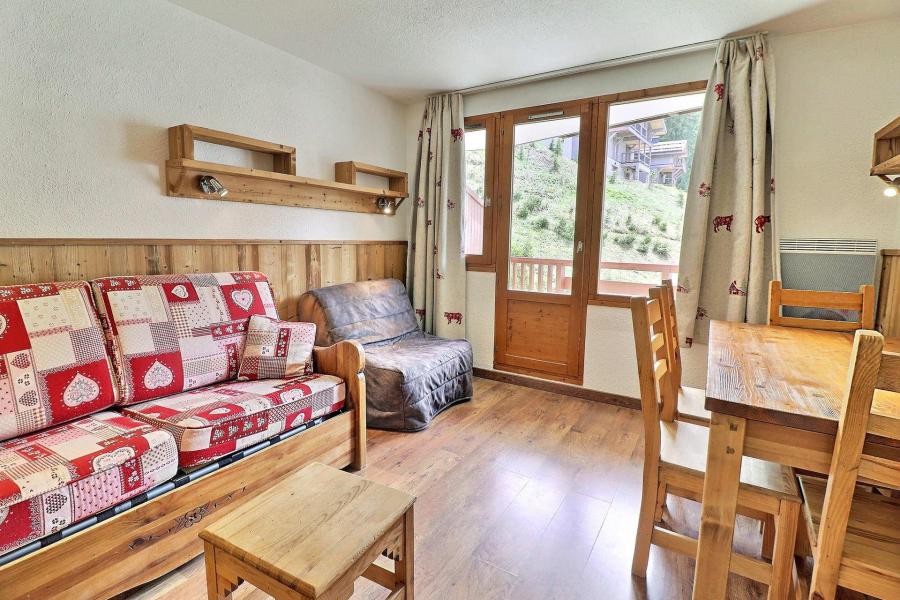 Ski verhuur Appartement 2 kamers 4 personen (203) - Résidence le Grand Bois B - La Tania - Woonkamer