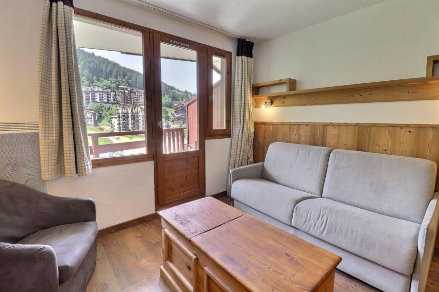 Ski verhuur Appartement 2 kamers 4 personen (613) - Résidence le Grand Bois B - La Tania - Woonkamer