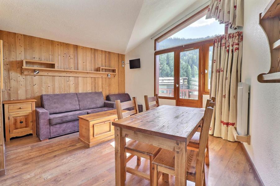 Ski verhuur Appartement 2 kamers 4 personen (709) - Résidence le Grand Bois B - La Tania - Woonkamer