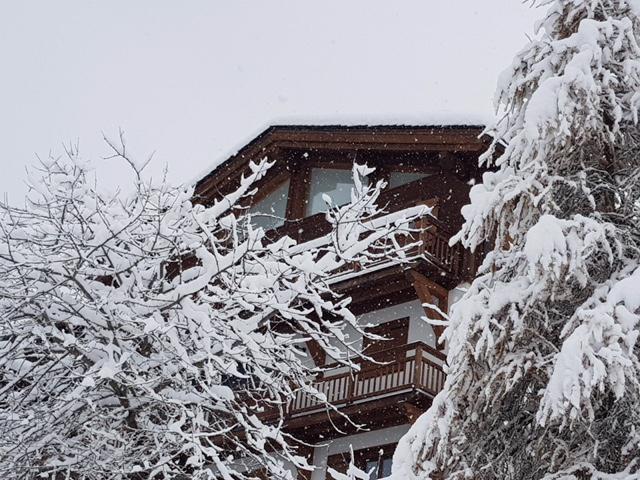 Vacanze in montagna Appartamento 4 stanze per 8 persone (2) - Résidence le Rocher Blanc - La Tania - Esteriore inverno
