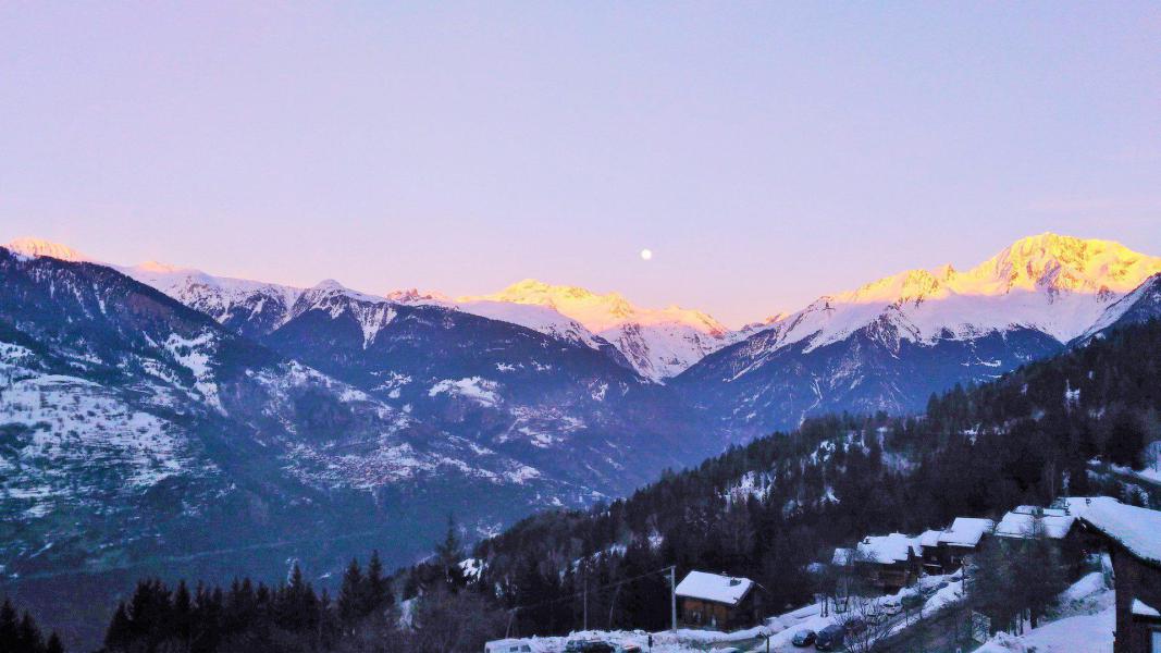 Vakantie in de bergen Appartement 4 kamers 8 personen (2) - Résidence le Rocher Blanc - La Tania - Buiten winter