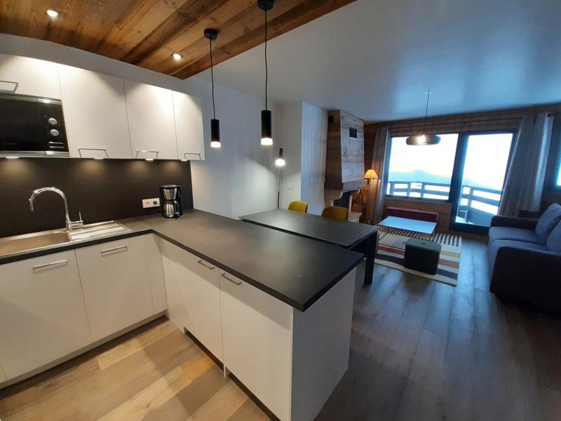 Rent in ski resort 3 room apartment cabin 5 people (29) - Résidence les Folyères - La Tania - Living room