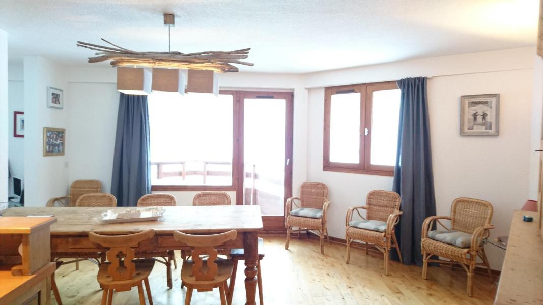 Skiverleih 4-Zimmer-Holzhütte für 9 Personen (38-39) - Résidence les Folyères - La Tania - Wohnzimmer