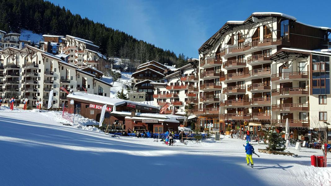 Ski verhuur Appartement 4 kabine kamers 9 personen (38-39) - Résidence les Folyères - La Tania - Buiten winter