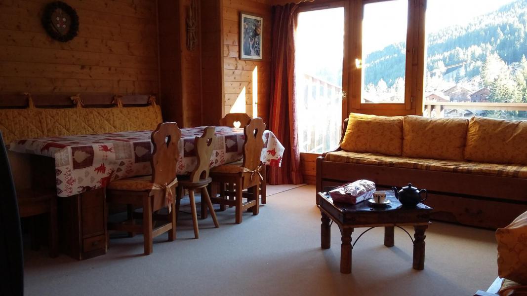 Rent in ski resort 4 room duplex apartment 7 people (49) - Résidence Saboia - La Tania - Living room
