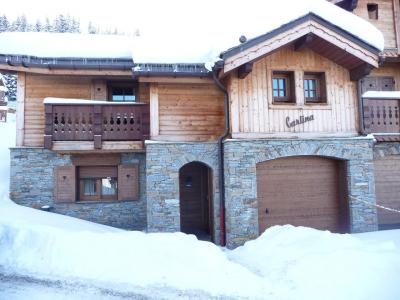 Vacances en montagne Chalet duplex 3 pièces 6 personnes - Chalet Carlina Extension - La Tania - Extérieur hiver