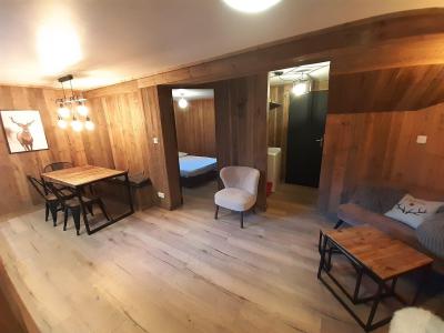 Ski verhuur Appartement 3 kamers 5 personen (02) - Chalet Clémentine - La Tania - Woonkamer