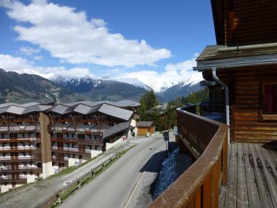 Skiverleih Chalet Orchis - La Tania - Balkon