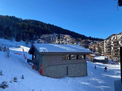 Skiverleih 2-Zimmer-Appartment für 4 Personen (B205) - Résidence Grand Bois - La Tania - Draußen im Winter