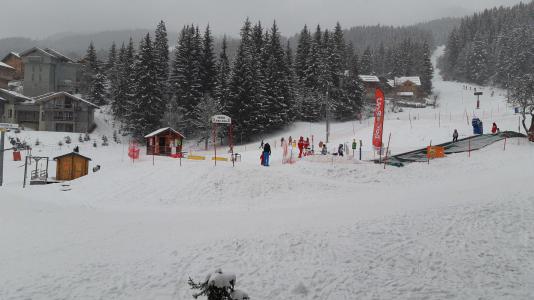 Location au ski Appartement 2 pièces 4 personnes (107) - Résidence Kalinka - La Tania - Extérieur hiver