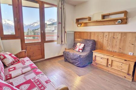 Skiverleih 2-Zimmer-Appartment für 4 Personen (516) - Résidence le Grand Bois A - La Tania - Wohnzimmer