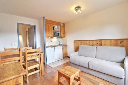 Skiverleih 2-Zimmer-Appartment für 4 Personen (918) - Résidence le Grand Bois A - La Tania - Wohnzimmer