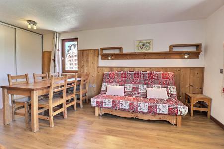 Skiverleih 2-Zimmer-Holzhütte für 6 Personen (202) - Résidence le Grand Bois A - La Tania - Wohnzimmer