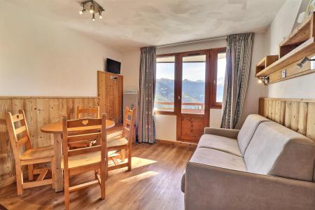 Ski verhuur Appartement 2 kamers 4 personen (618) - Résidence le Grand Bois A - La Tania - Woonkamer