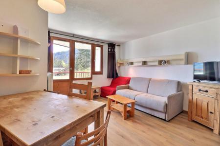 Ski verhuur Appartement 2 kamers 4 personen (620) - Résidence le Grand Bois A - La Tania - Woonkamer