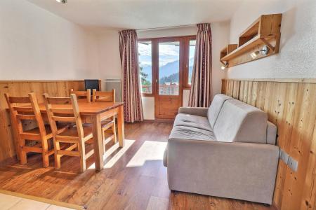 Ski verhuur Appartement 2 kamers 4 personen (822) - Résidence le Grand Bois A - La Tania - Woonkamer