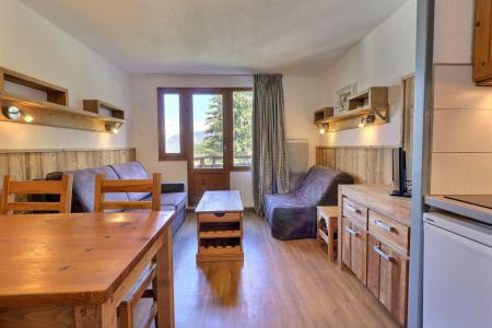 Ski verhuur Appartement 2 kamers 4 personen (928) - Résidence le Grand Bois A - La Tania - Woonkamer