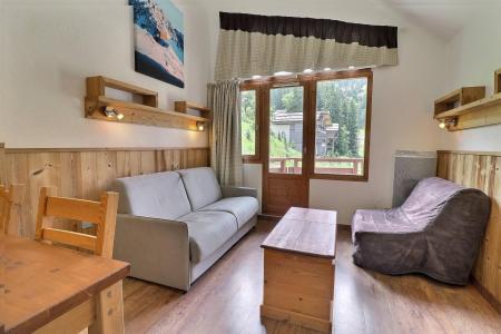 Skiverleih 2-Zimmer-Appartment für 4 Personen (505) - Résidence le Grand Bois B - La Tania - Wohnzimmer