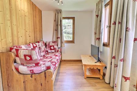 Skiverleih 2-Zimmer-Holzhütte für 6 Personen (515) - Résidence le Grand Bois B - La Tania - Wohnzimmer