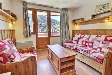 Ski verhuur Appartement 2 kamers 4 personen (611) - Résidence le Grand Bois B - La Tania - Woonkamer