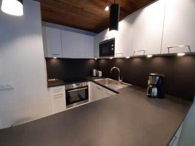 Skiverleih 3-Zimmer-Holzhütte für 5 Personen (29) - Résidence les Folyères - La Tania - Küche