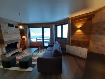 Skiverleih 3-Zimmer-Holzhütte für 5 Personen (29) - Résidence les Folyères - La Tania - Wohnzimmer