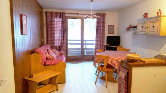 Ski verhuur Appartement 3 kamers 7 personen (22) - Résidence les Folyères - La Tania - Woonkamer