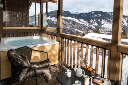 Skiverleih 5 Zimmer Chalet für 10 Personen (YL1) - Yellowstone Lodge - La Tania - Balkon