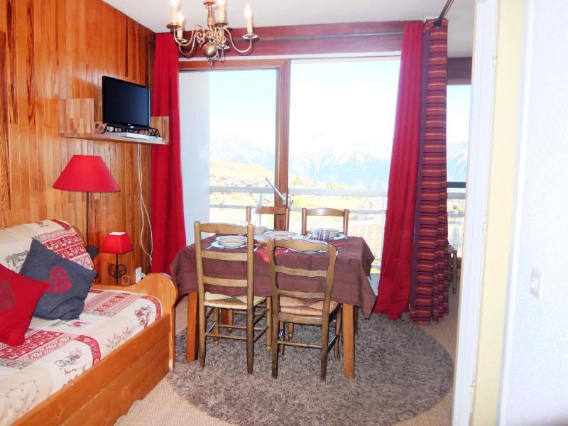 Ski verhuur Appartement 1 kamers 4 personen (2) - Bellard - La Toussuire - Woonkamer