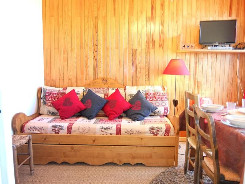 Ski verhuur Appartement 1 kamers 4 personen (2) - Bellard - La Toussuire - Woonkamer