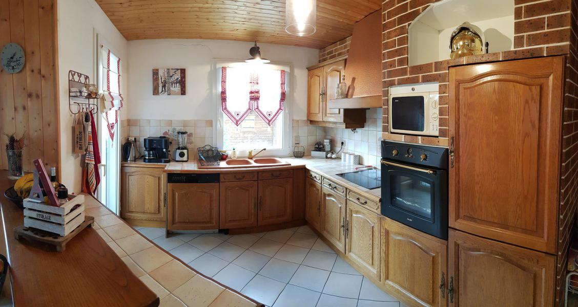 Skiverleih 4 Zimmer Maisonettewohnung für 9 Personen - Chalet Belledonne - La Toussuire - Kochnische