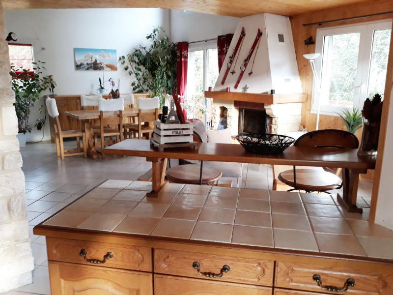 Skiverleih 4 Zimmer Maisonettewohnung für 9 Personen - Chalet Belledonne - La Toussuire - Wohnzimmer
