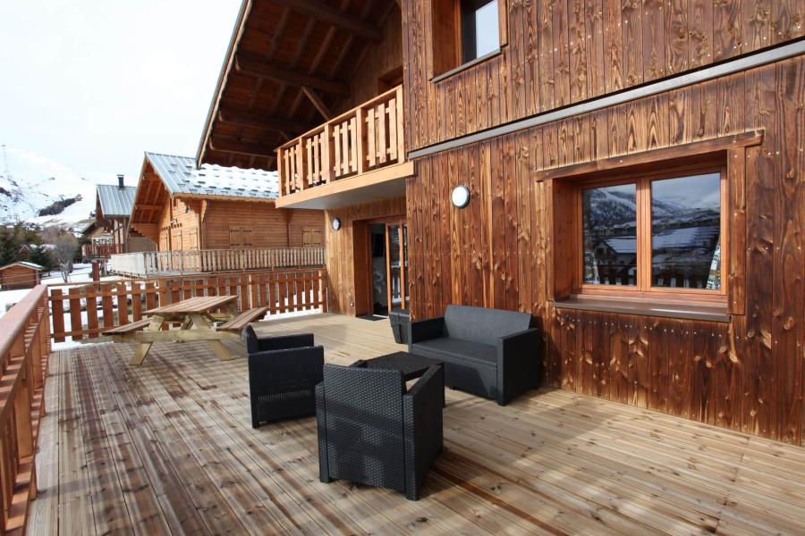 Аренда на лыжном курорте Шале дуплекс 3 комнат 8 чел. - Chalet Chez Tom - La Toussuire - Балкон