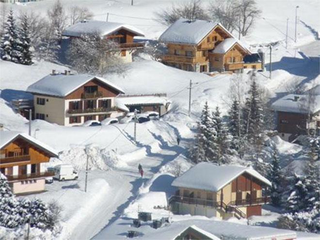 Location au ski Chalet Jardin d'Hiver - La Toussuire - Extérieur hiver