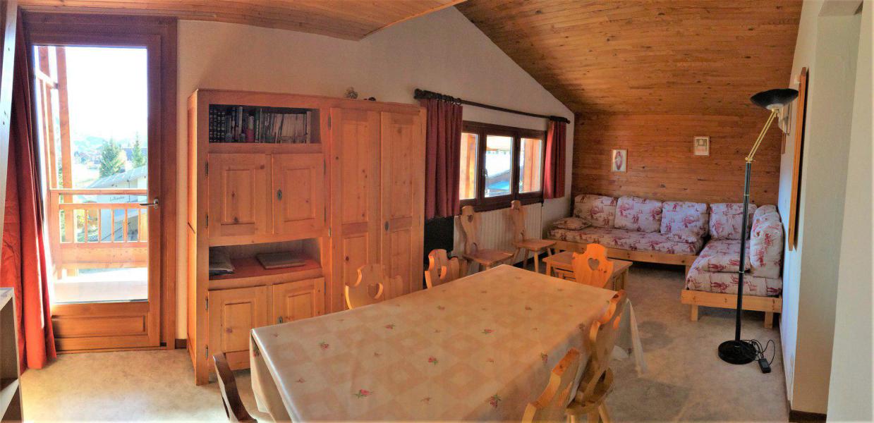 Ski verhuur Appartement 2 kamers mezzanine 6 personen (2) - Chalet Le Rocail - La Toussuire - Woonkamer