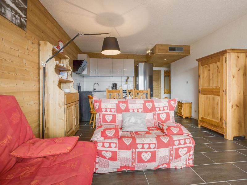 Rent in ski resort 3 room apartment 6 people (1) - Champ Bozon - La Toussuire - Living room